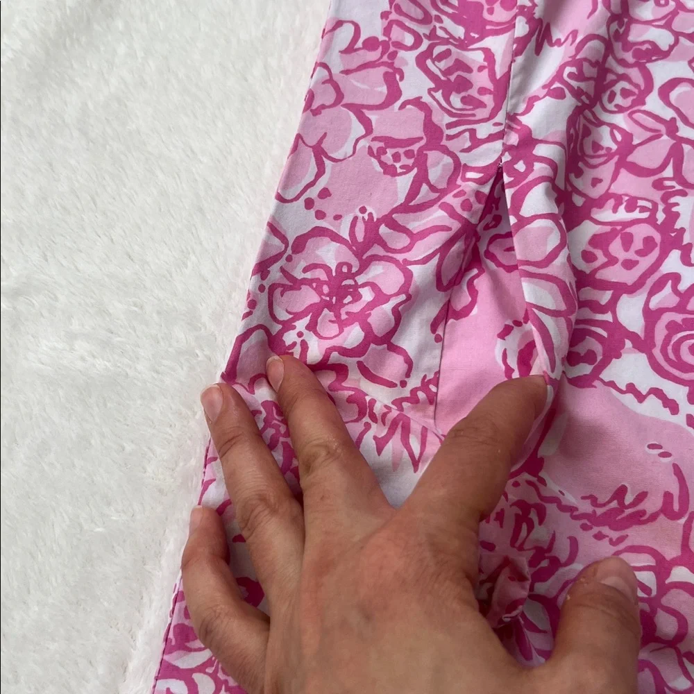 Lilly Pulitzer Pink Patterned Kids Sleeveless Dress